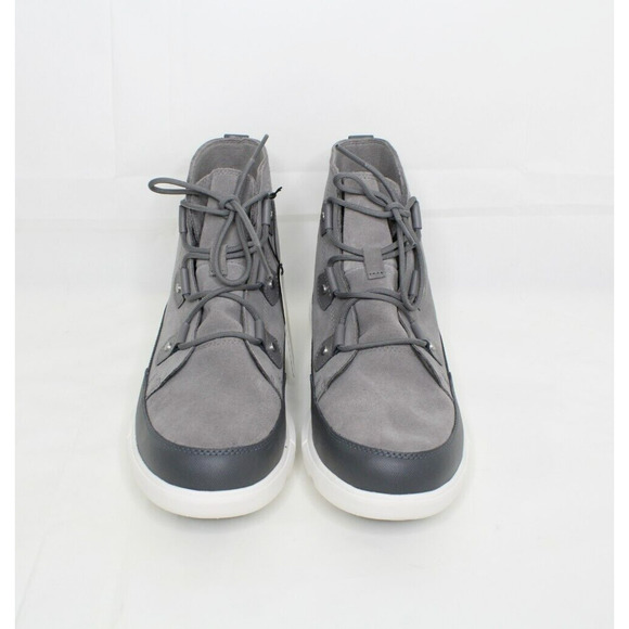Sorel Mens Explorer II Joan Short Ankle Boots Gray Suede Size 13 US Waterproof - Picture 4 of 9